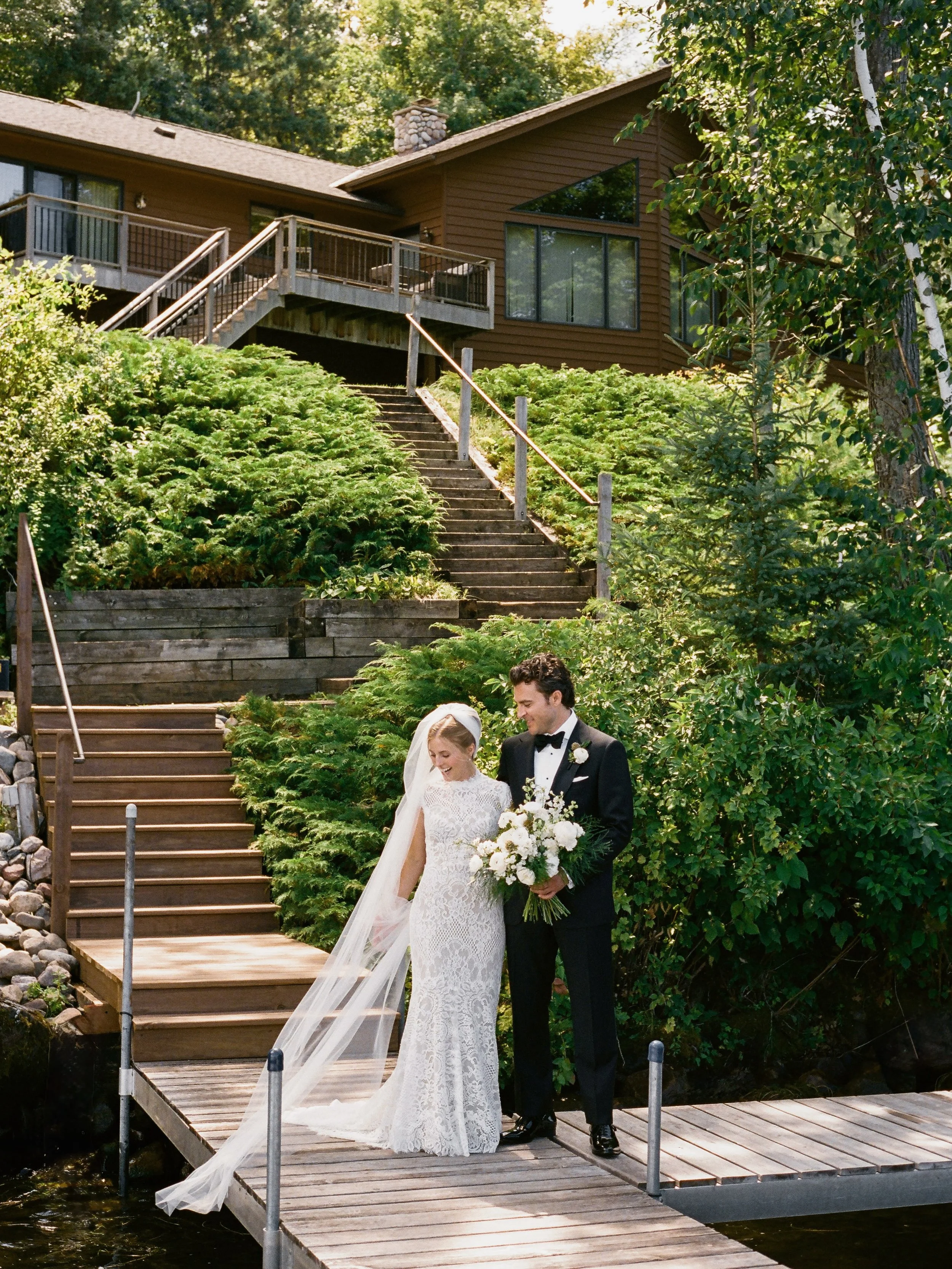 Jenna and Matt&rsquo;s first moments together on their sunny wedding morning at the family cabin. 

Taken on digital and 35mm film. 

__

Photo: @hael.studio
Video: @monroefilmandphoto
Floral: @bloomdesigns218
Planning: @theeventspaige
Hair: @awartis