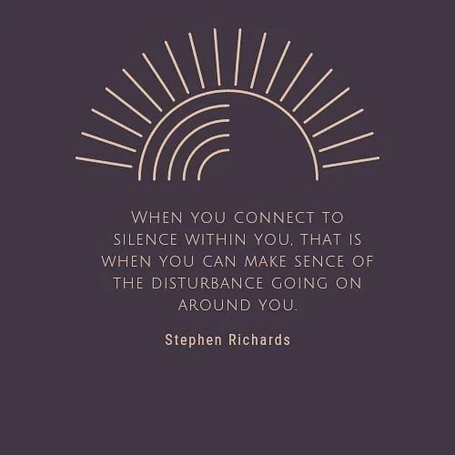 Meditation - or sitting in silence- can help you find balance and peace and understanding of things happening around you, or at least a better acceptance. 

#peaceofmind #meditation