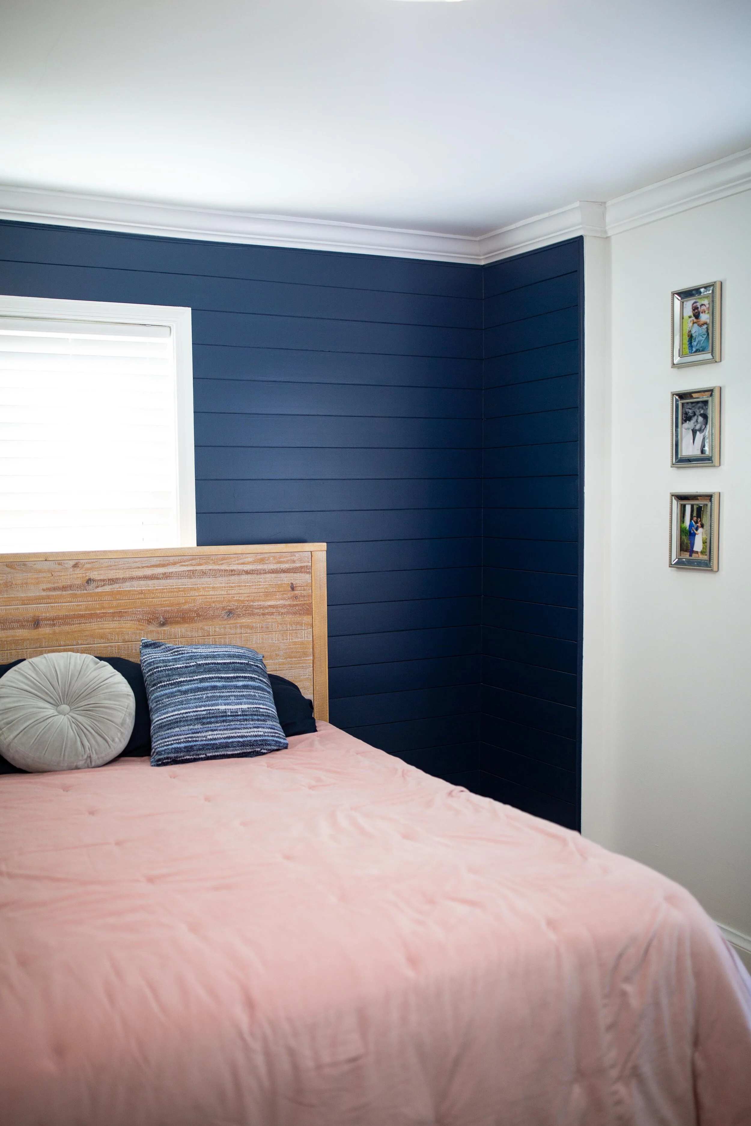 Shiplap wall.