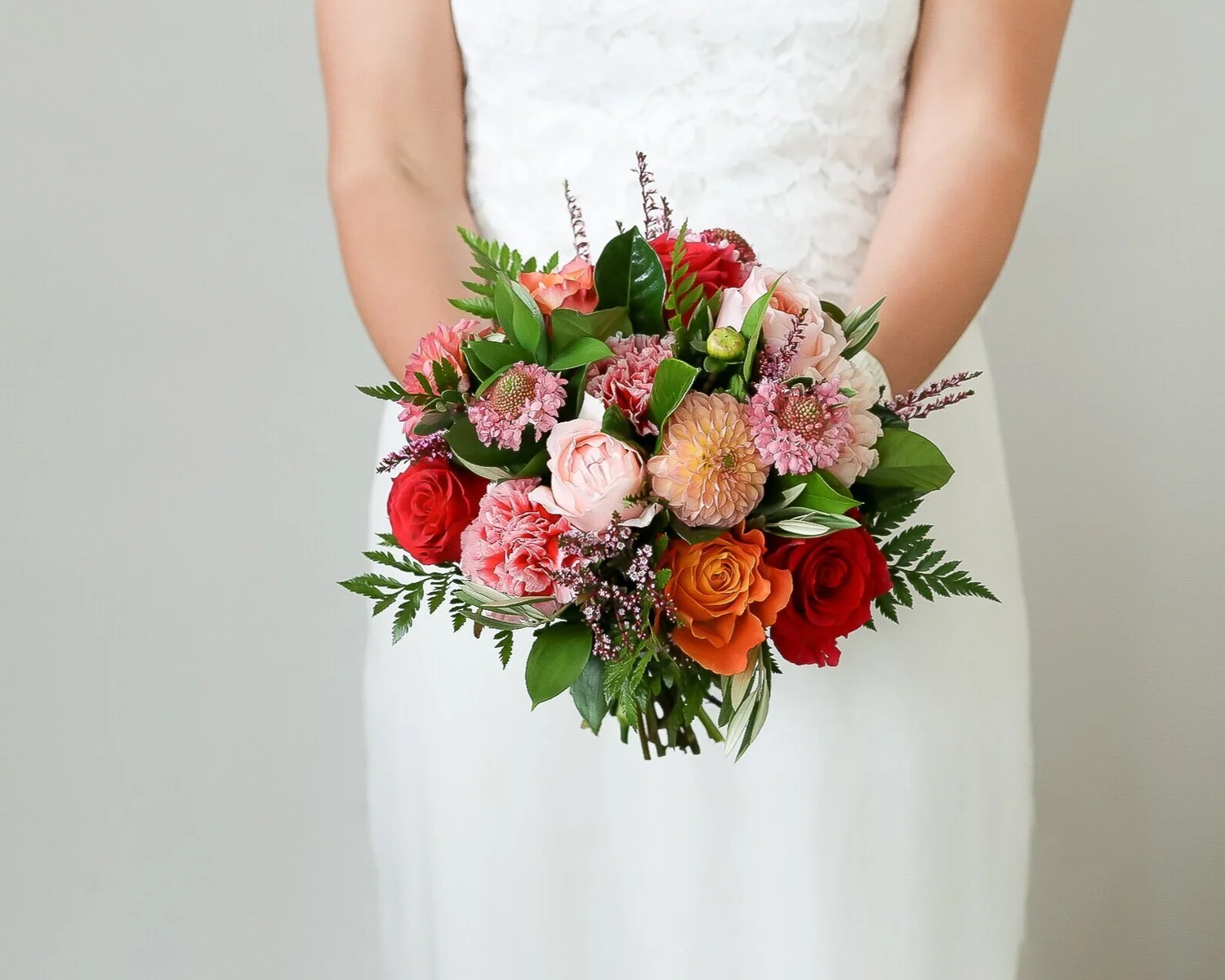Bright & Tropical Rounded Bouquet — Cactus & Tropicals