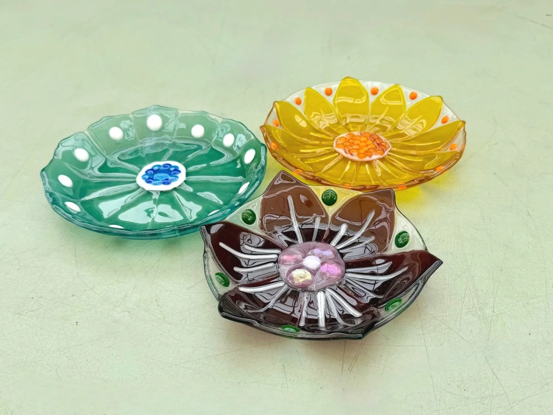 Glass Fusing: Floral Dishes - Saturday, July 18th at 6:15PM in Midvale