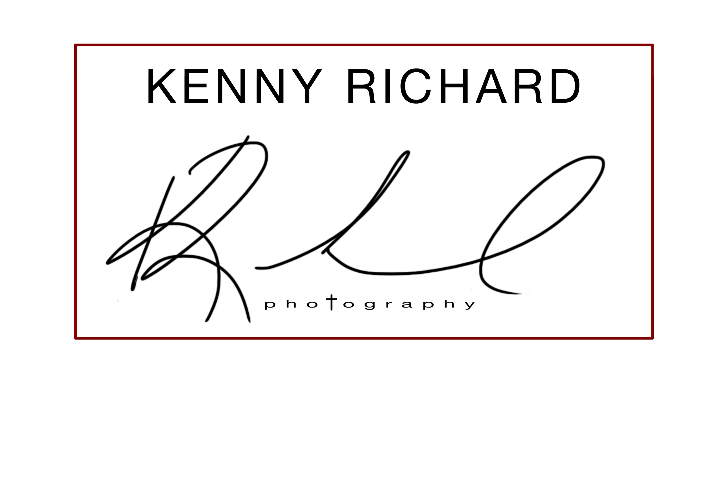 Black and white logo with an industrial or machinery theme, featuring a large stylized plant or factory silhouette with text above it reading 'Kenny Puchard.'