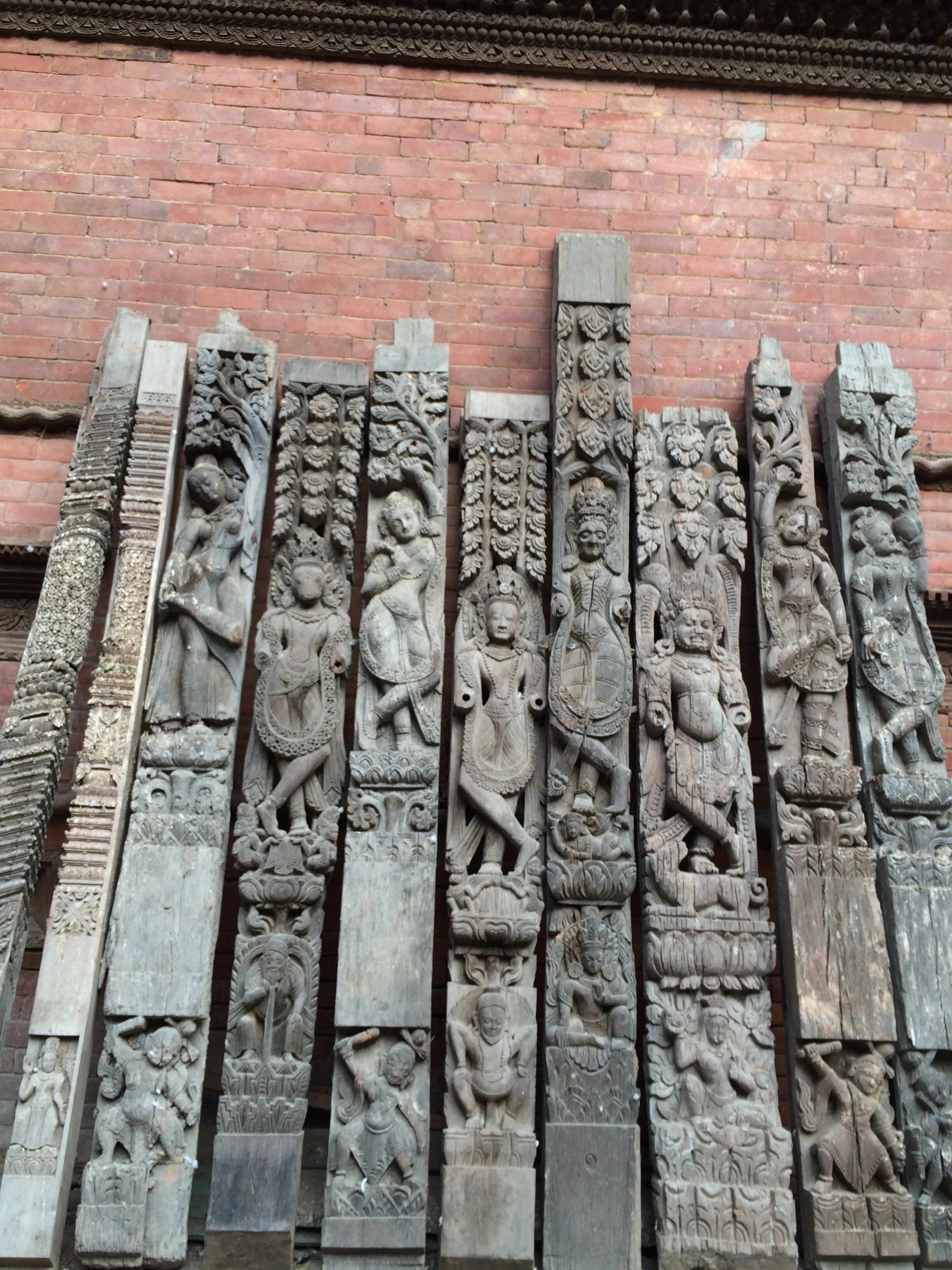 Fallen beams - Basantpur