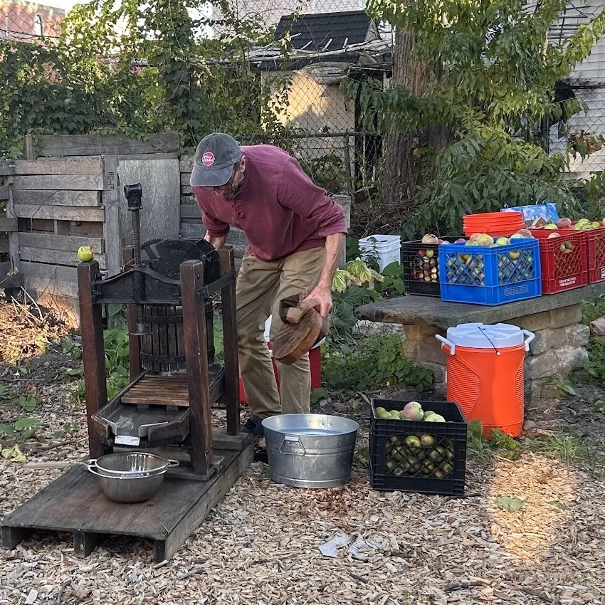 Apple Cidering at Egleston Community Orchard