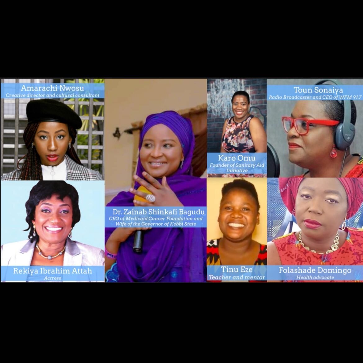 Happy International Women's Day! We're honored to have such strong women leaders serve as Ambassadors to the CCFN campaign, helping us to eliminate cervical cancer from Nigeria. Let's all take today to appreciate all the women in our lives whether th