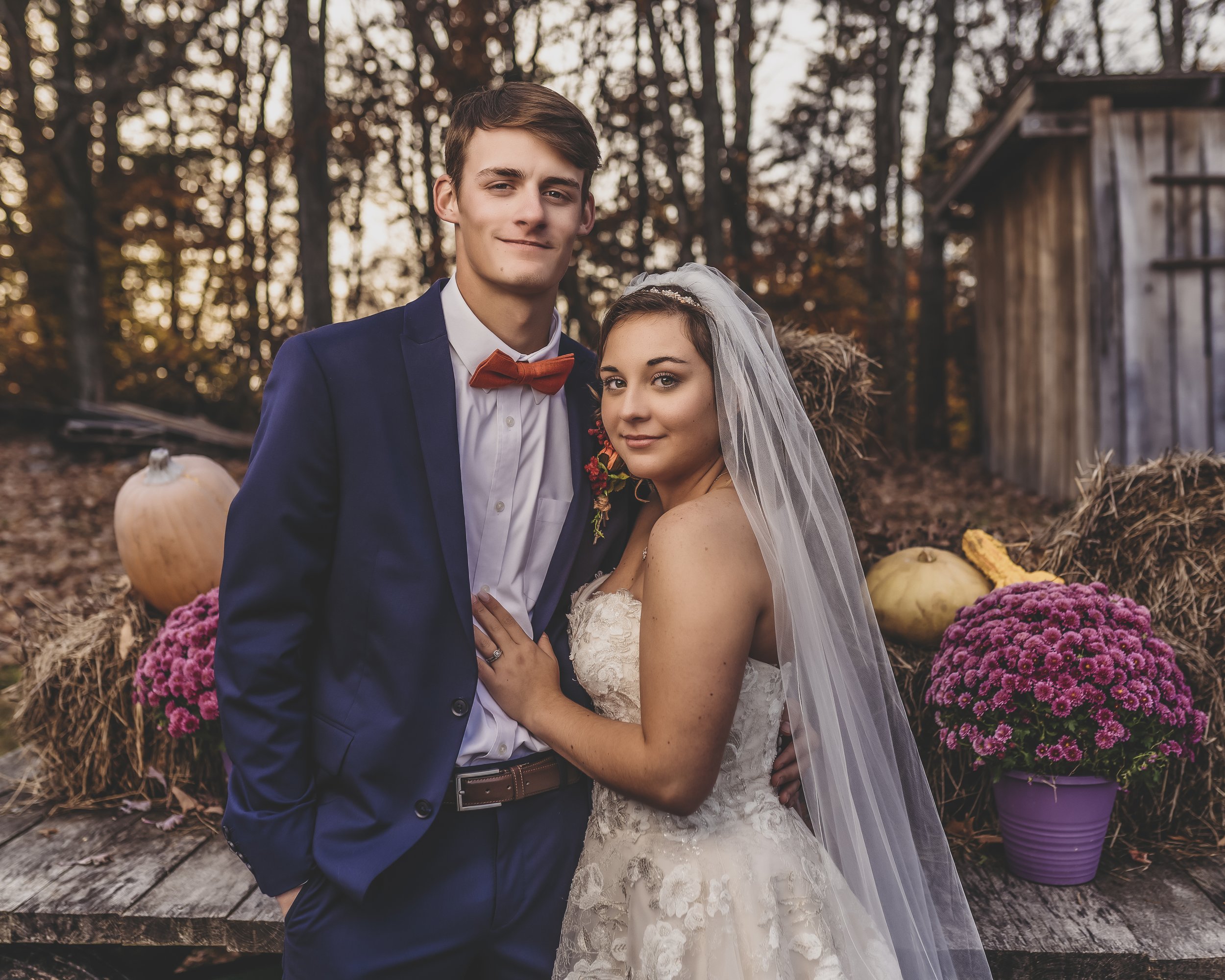 Josh & Maddison Anders Wedding portrait in Knoxville TN