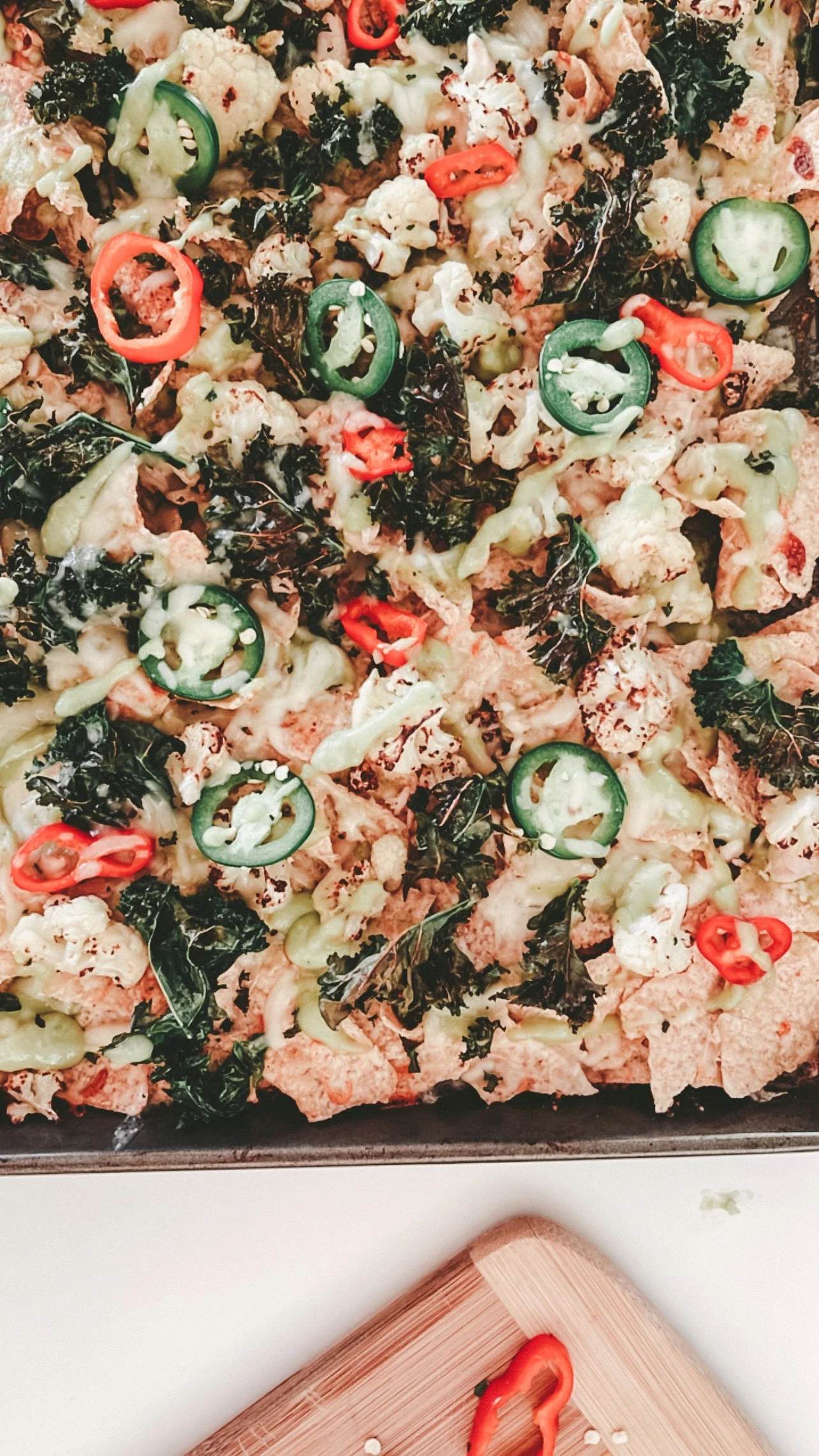 Cauliflower &amp; Kale Nacho Recipe