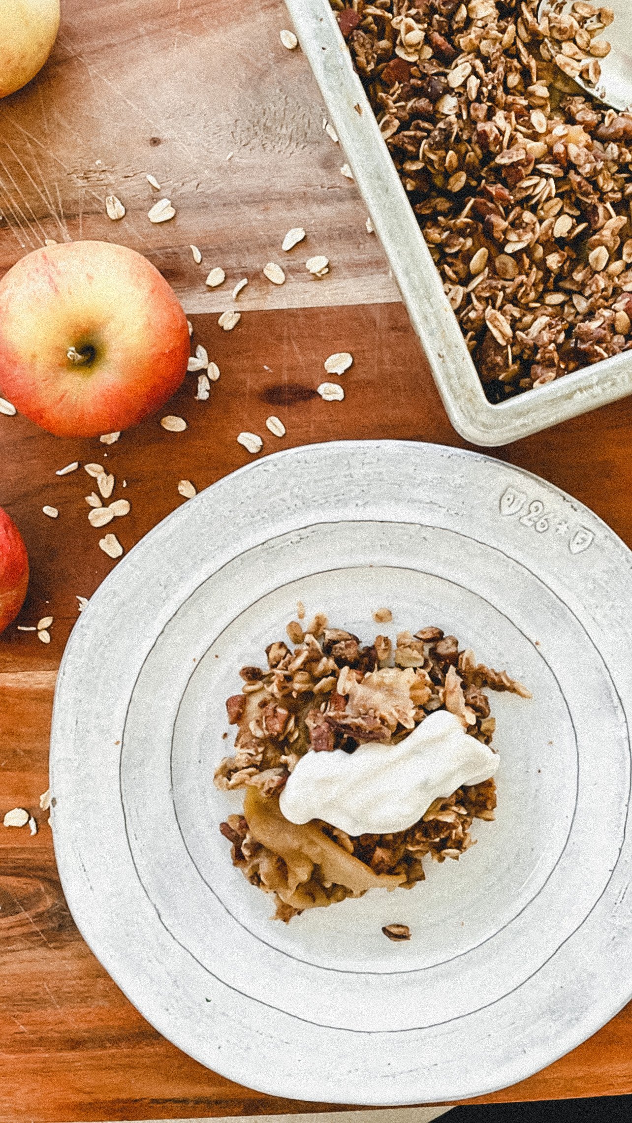 Healthy GF Apple Crisp