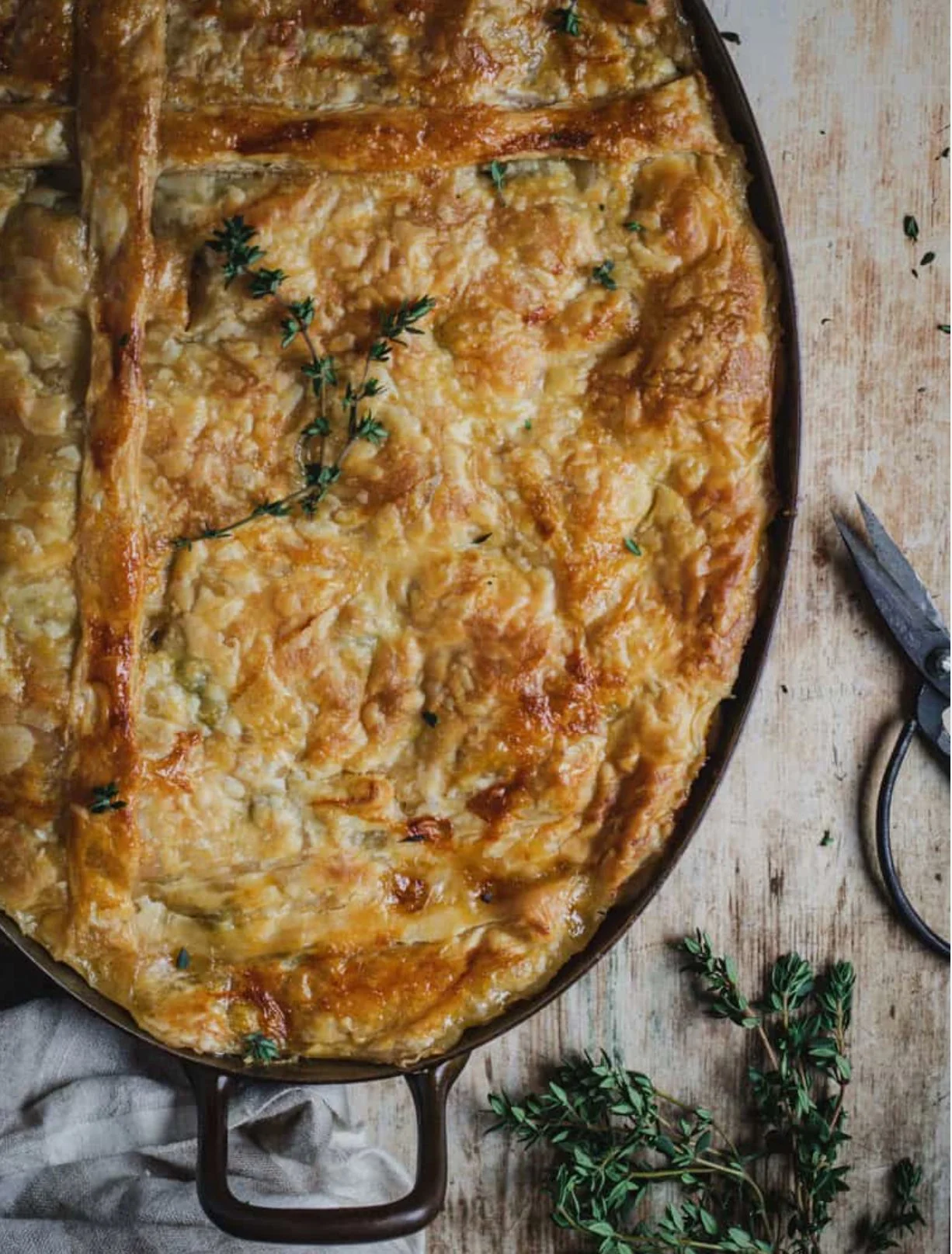 Lemon &amp; Leek Chicken Pot Pie