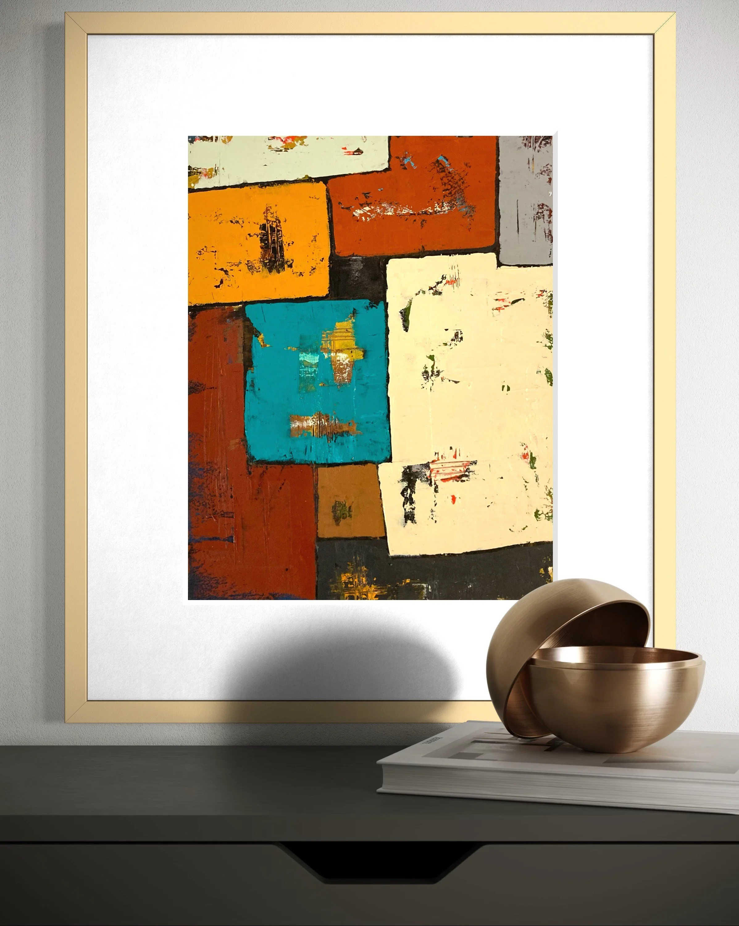 There's Room for Everyone - Acrylic on paper, matted and framed or unframed