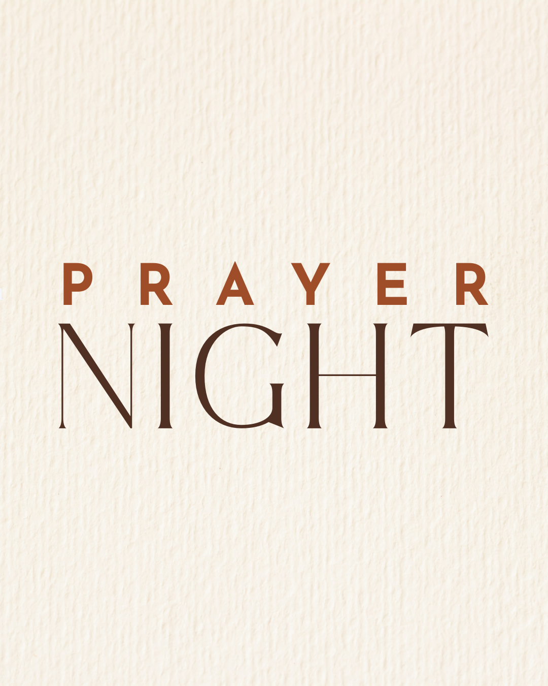 Prayer Night - Keith Powers