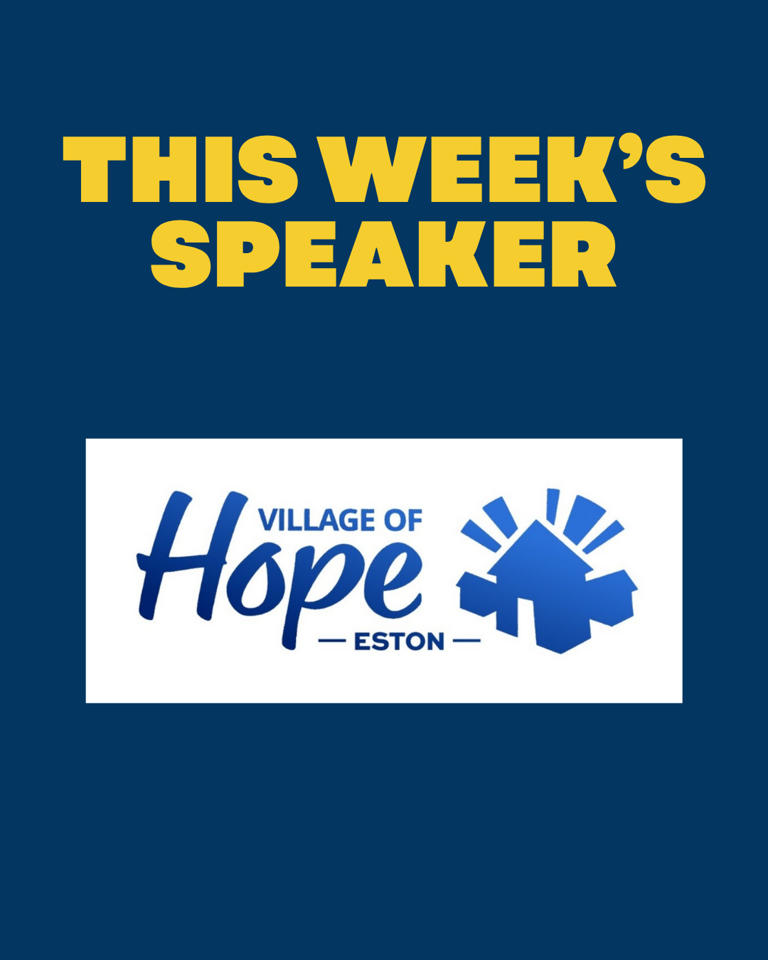 Speaker: VOH Grads – Tanner Pace &amp; Matt Torkelson