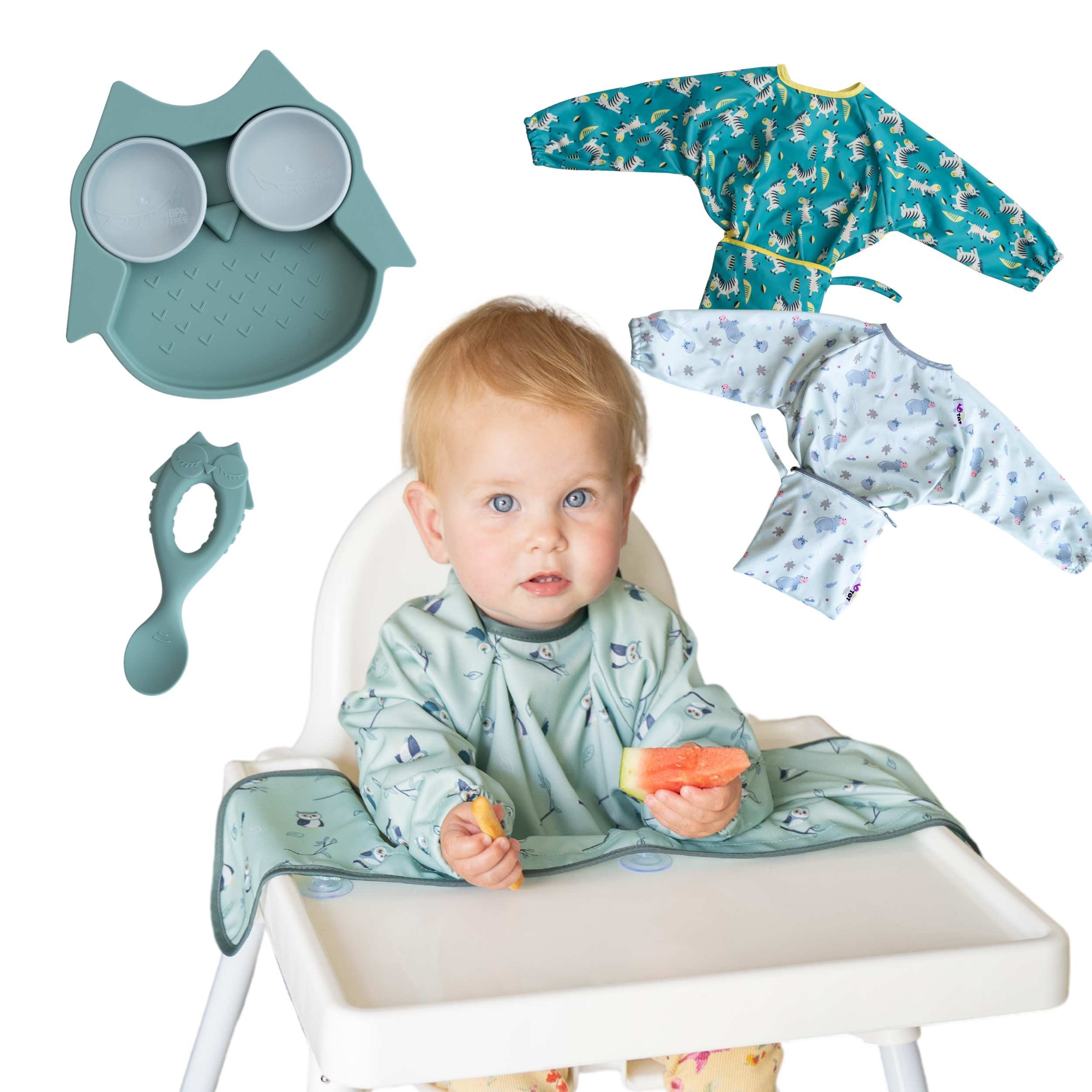 Ultimate Baby Weaning Essential Gift Bundle - Owl