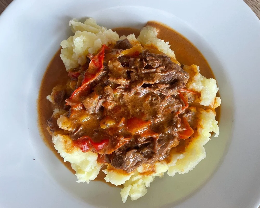 Slow Cooker Beef Goulash Recipe — Hungry Munchkins by Laura Carbery