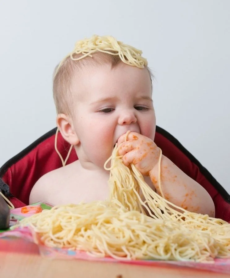 How to get my baby to stop over stuffing their mouth with food