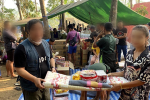 Aid allocated to IDP camps in Waw Lay, Karen State