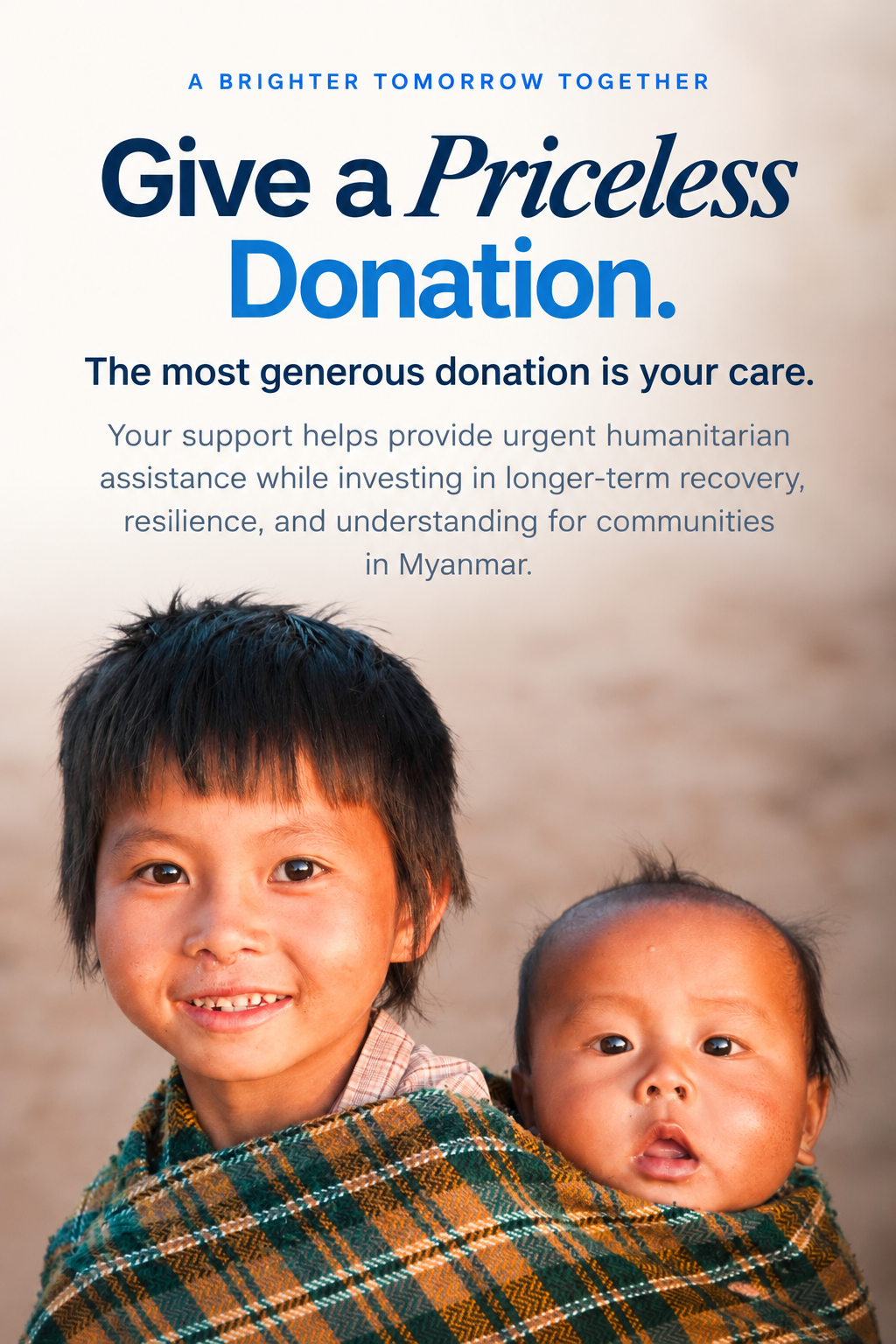 Give a Priceless Donation - Better Burma