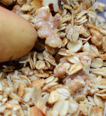 Gluten-Free Pear and Walnut Granola