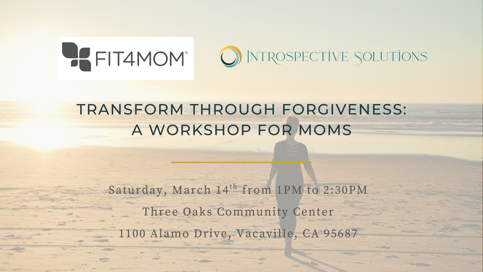 Transform Through Forgiveness: A Workshop for Moms with Fit4Mom 