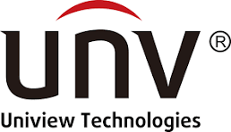 Uniview Technologies logo with the text 'unv' and a red curved line above