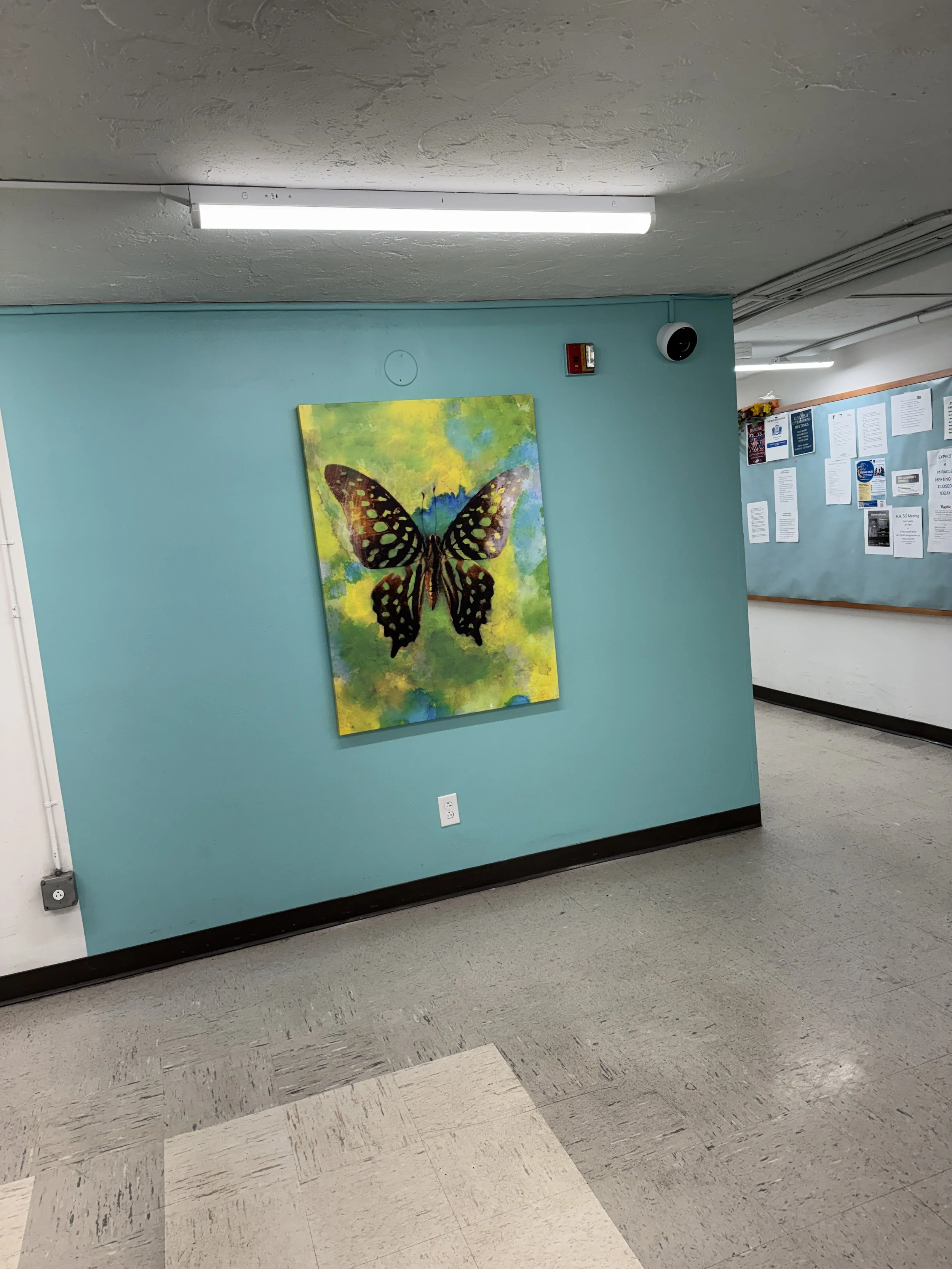 Elevator lobby- Women’s wing