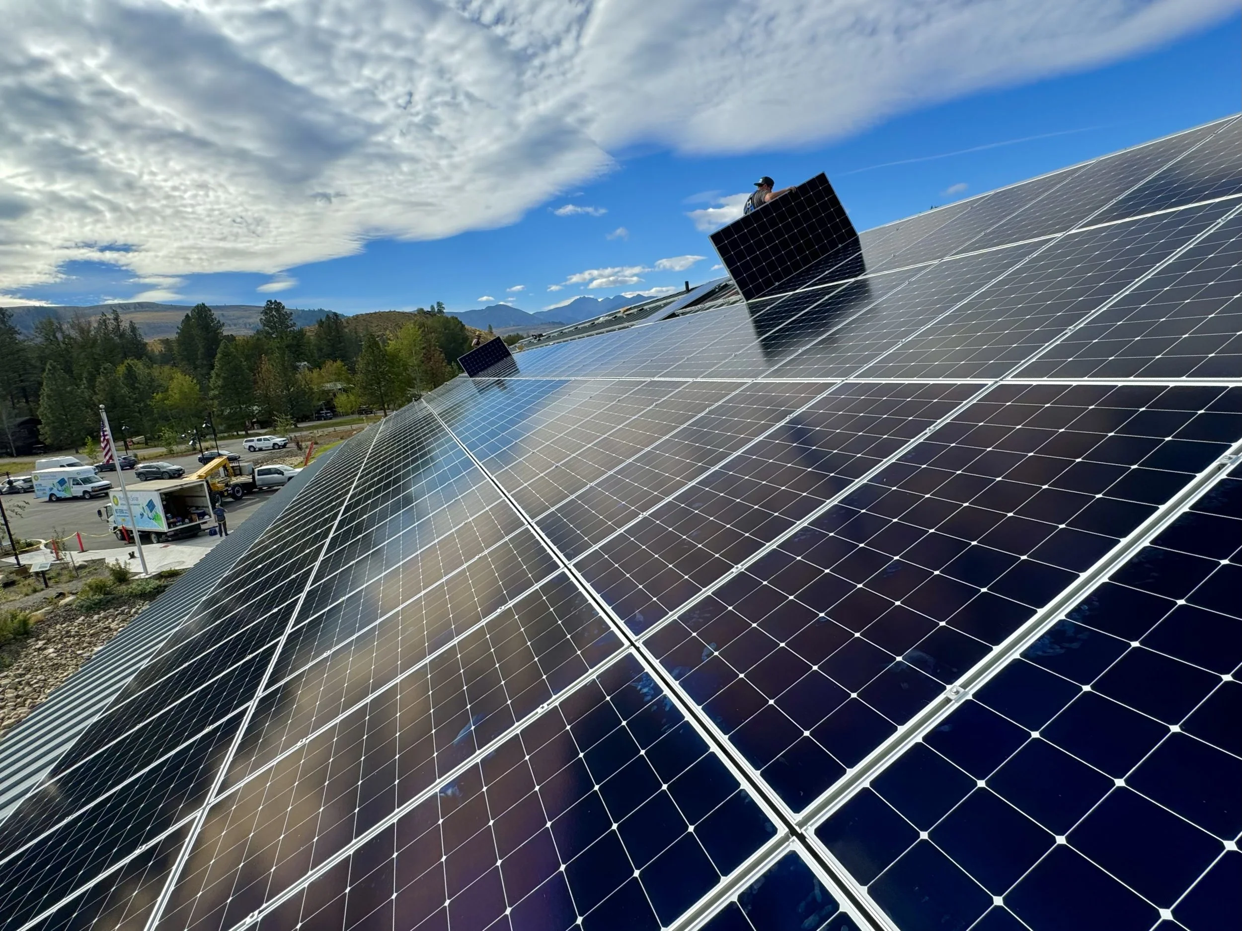 Owner's Representative Services for the Winthrop Library's grant-funded 80kW PV installation. 