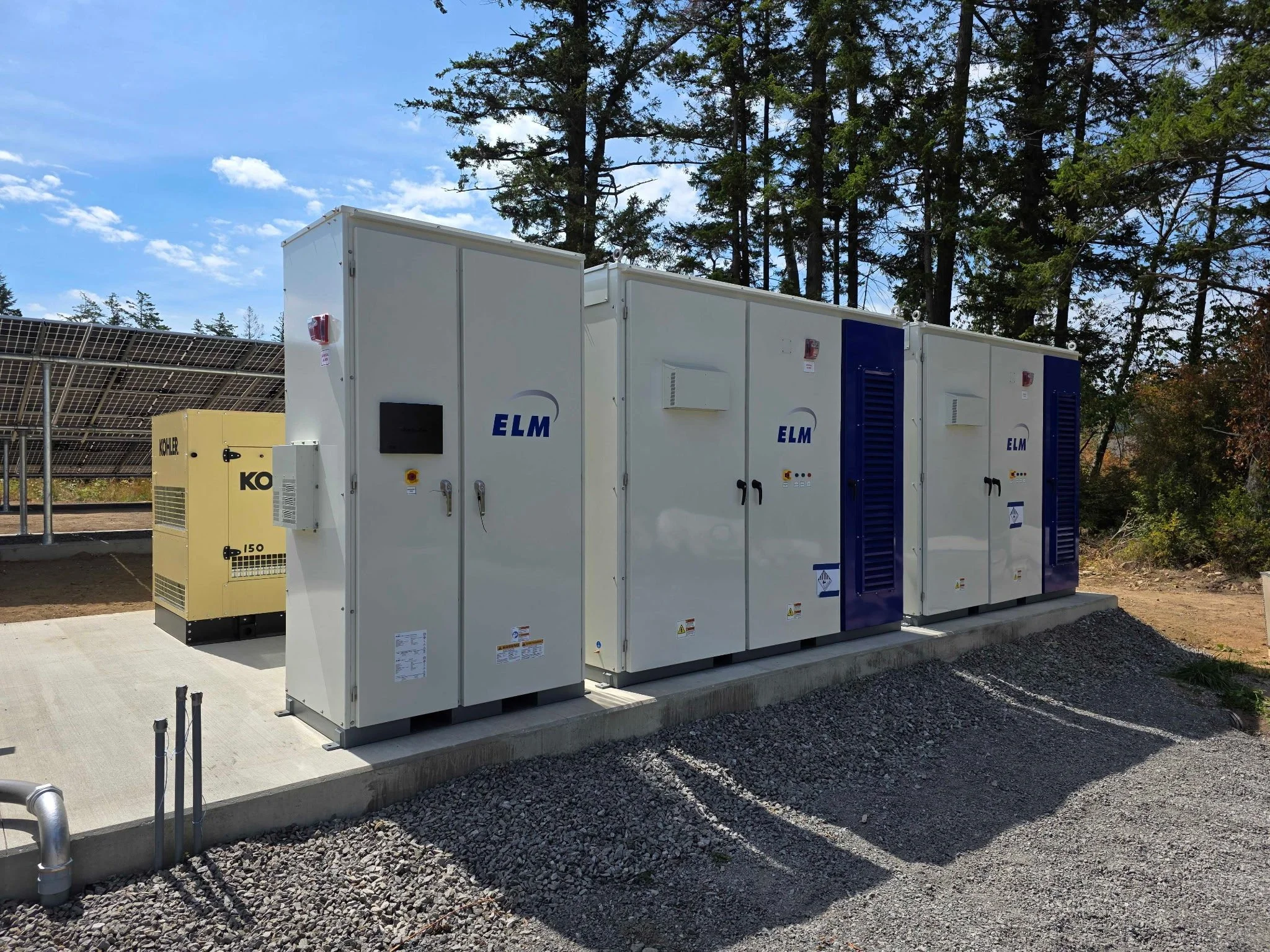 Orcas Performing Arts Center 134kW PV + 150kW/1376kWhs BESS 