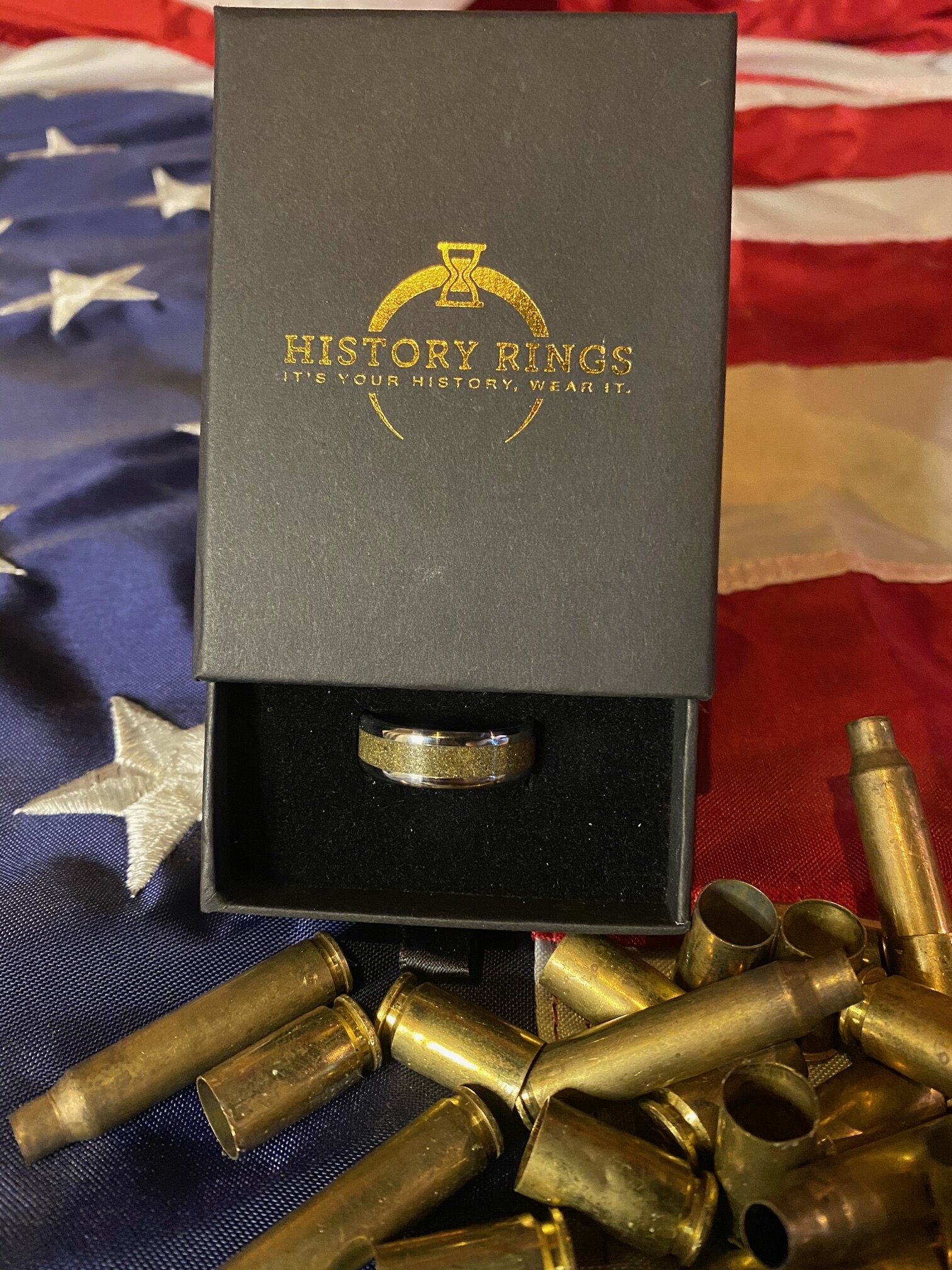 Sherman Tank Brass Rings — History Rings
