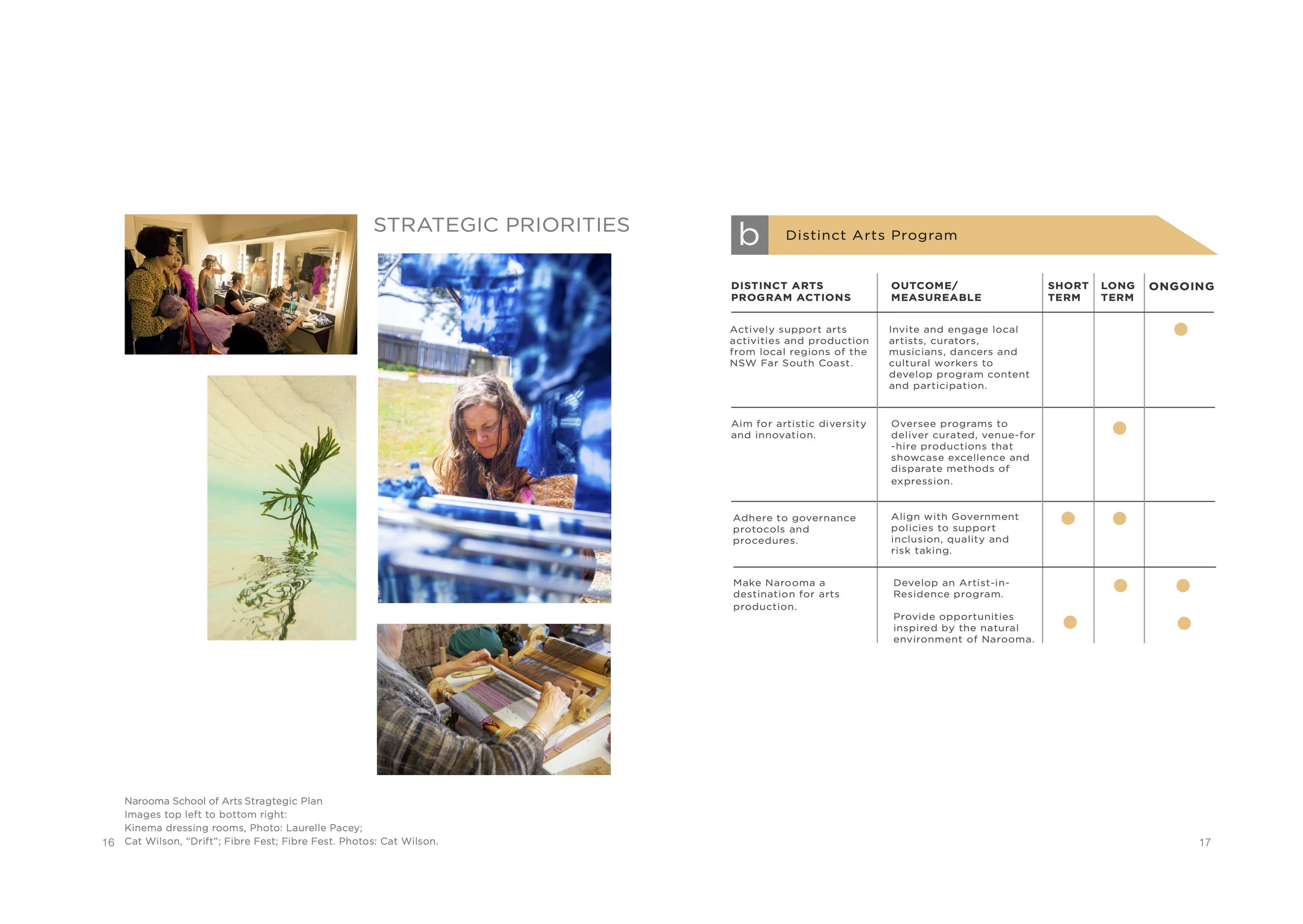 NSoA Strategic Plan 2024 — Narooma School of Arts