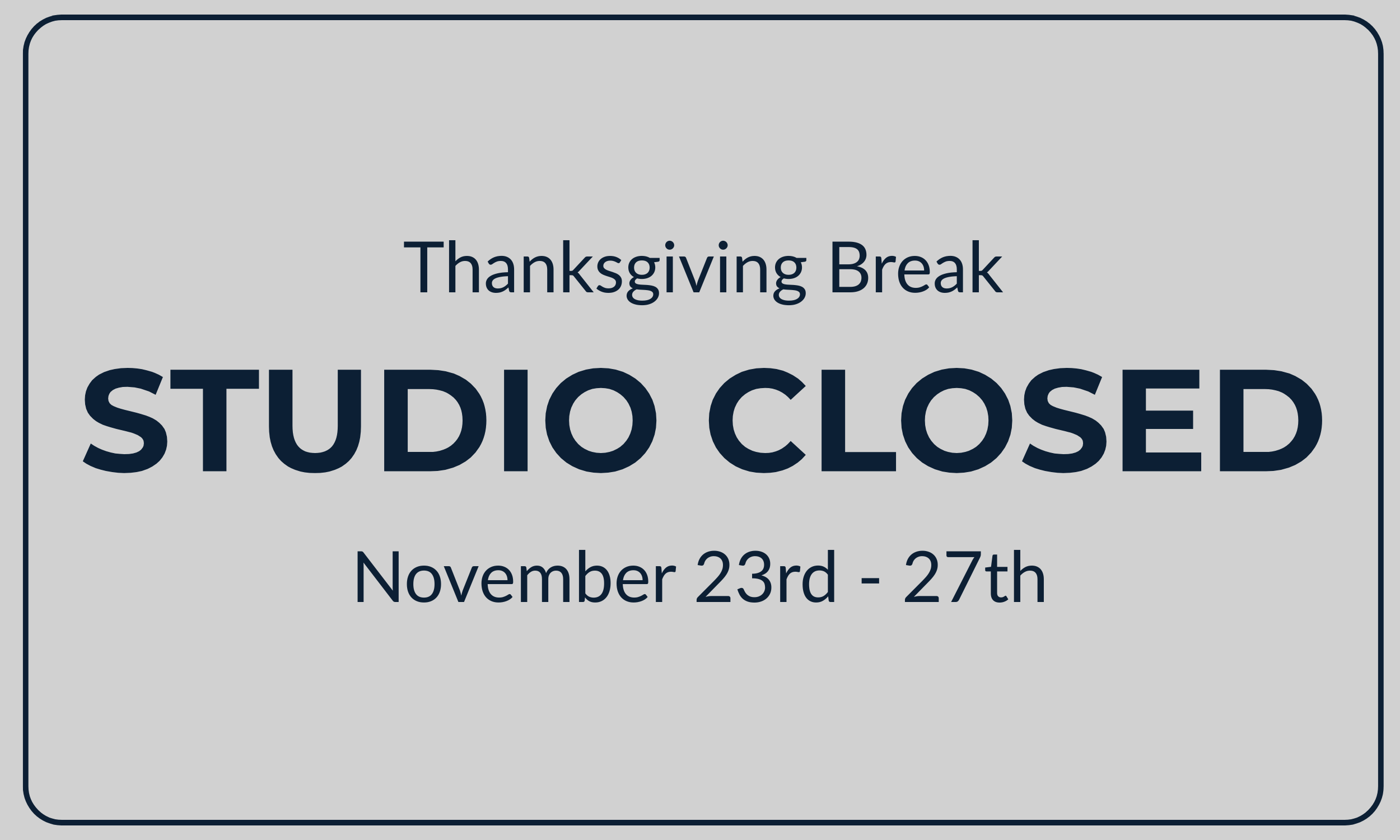 Thanksgiving Break