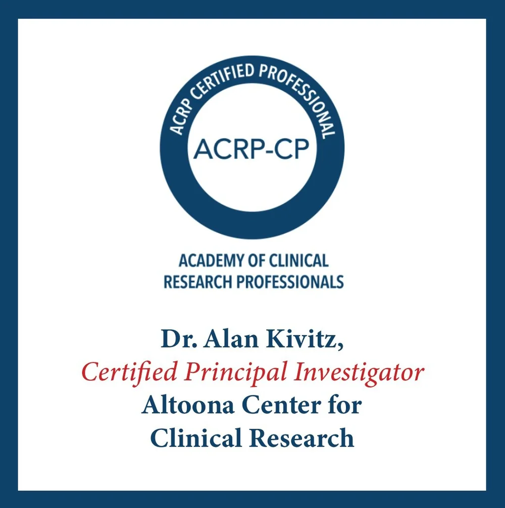 Rheumatoid Arthritis Clinical Trial — Altoona Arthritis & Osteoporosis