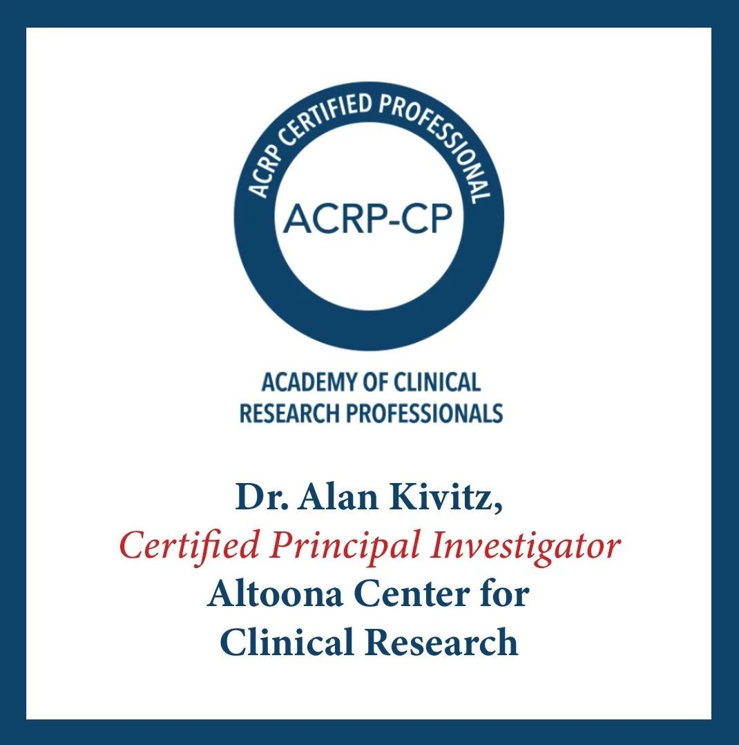 Rheumatoid Arthritis Clinical Trial — Altoona Arthritis & Osteoporosis