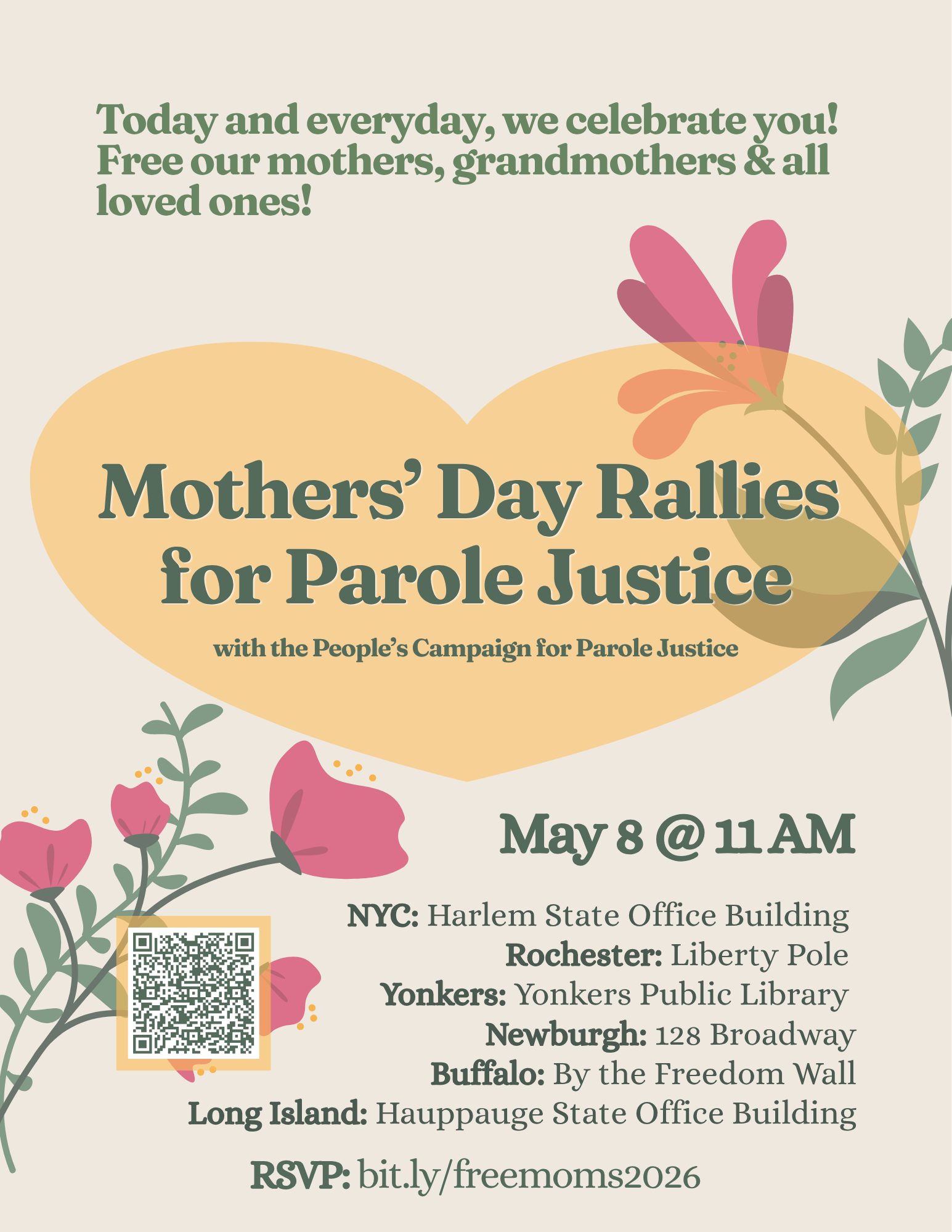 Mothers’ Day Rallies for Parole Justice