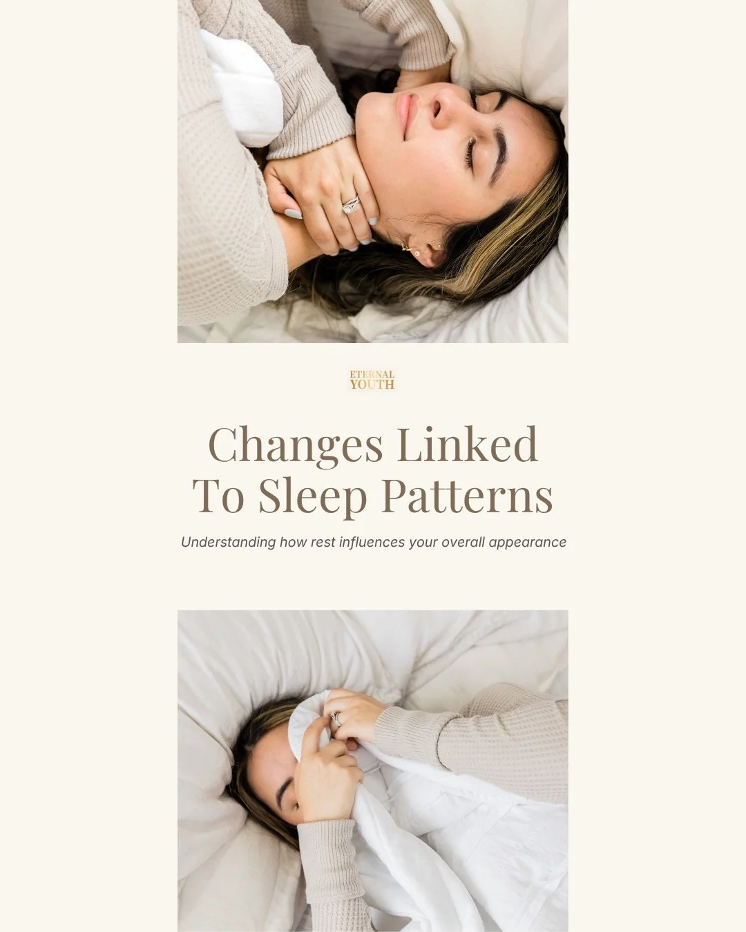 Sleep plays a larger role in how your appearance presents than most people realise.

As we move through our 30s and 40s, reduced or inconsistent sleep can influence circulation, hydration balance, and overall tissue quality. This may present as puffi