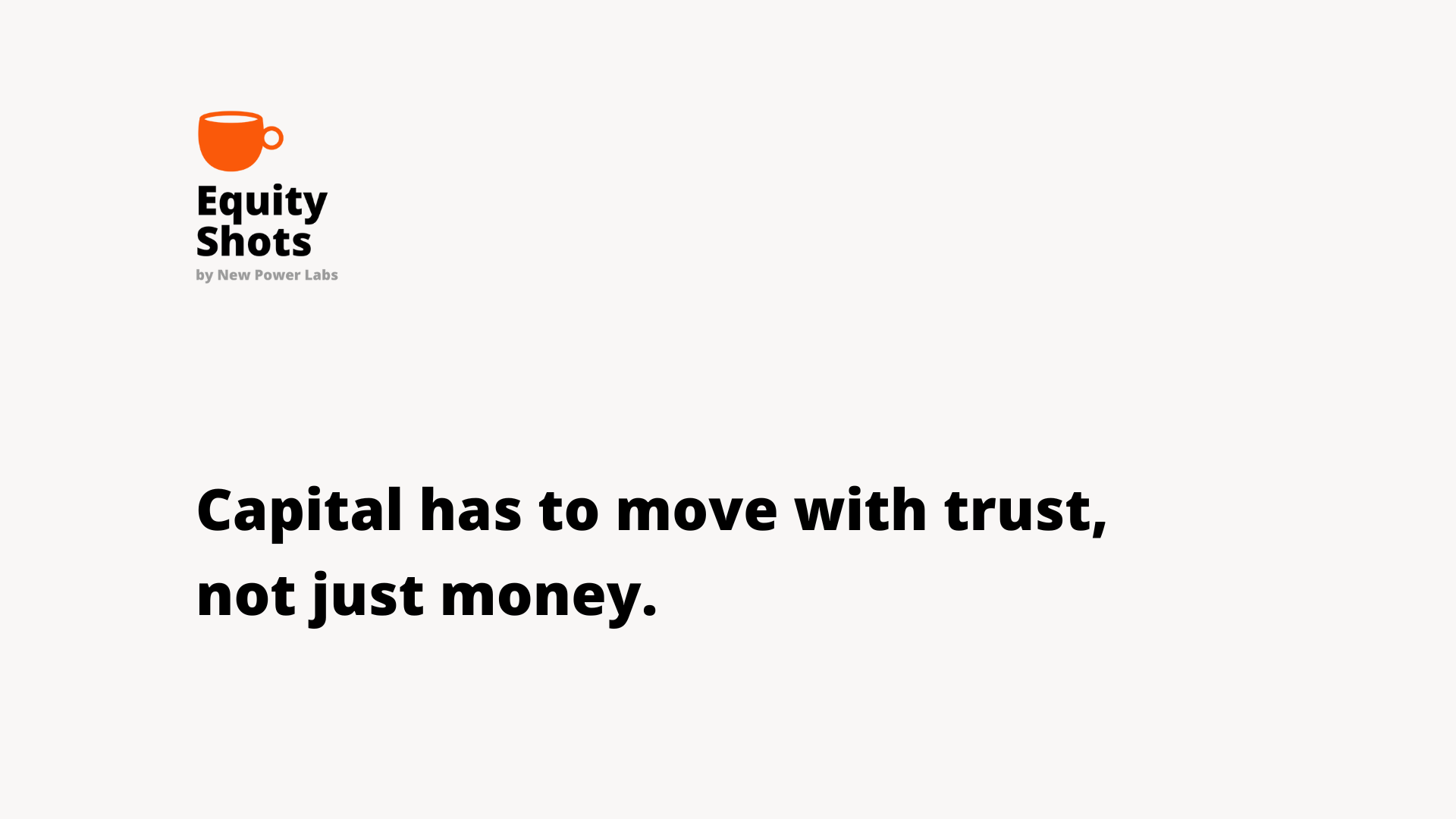 Who gets to be trusted?