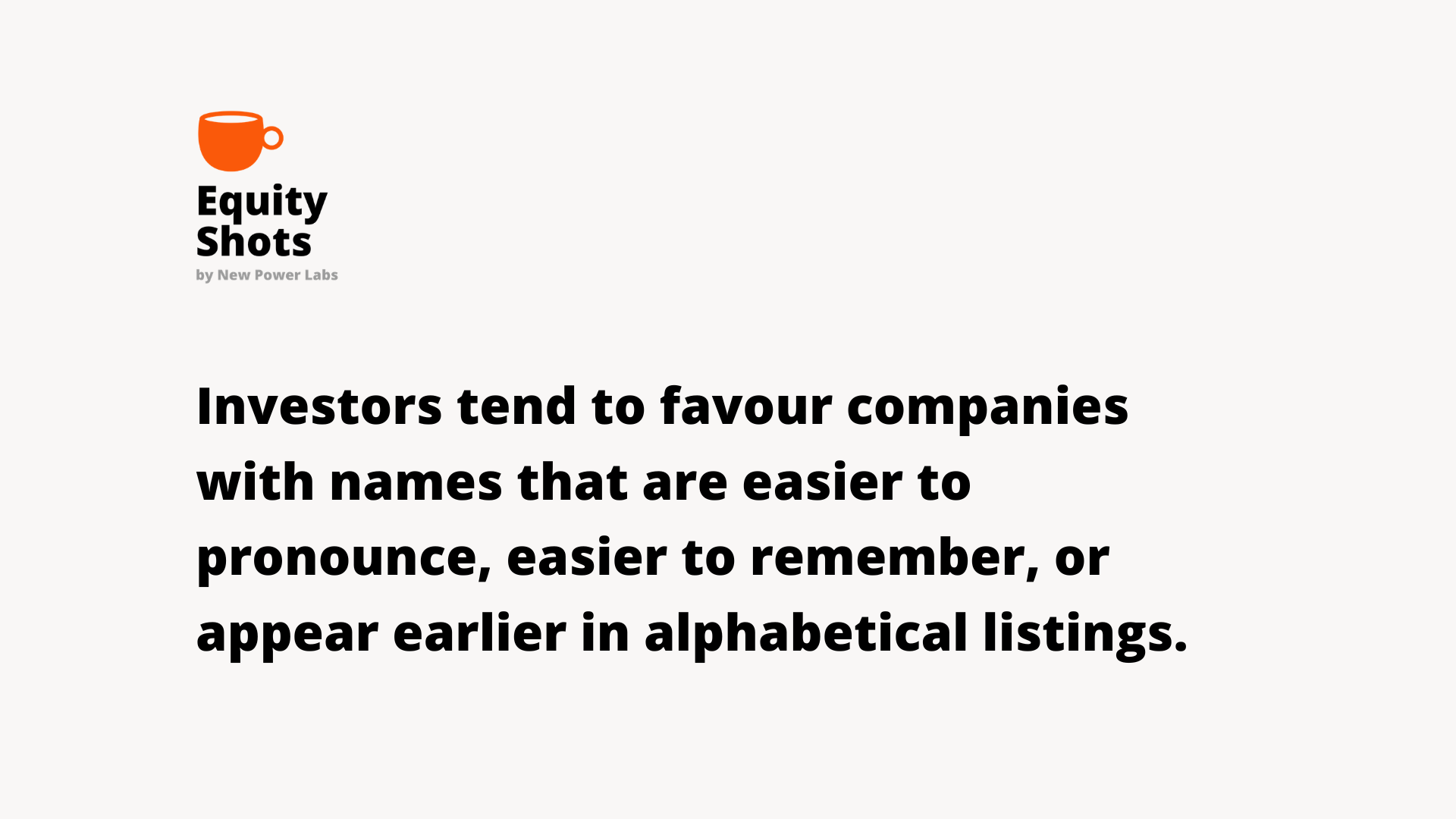 Is your name easy to remember?