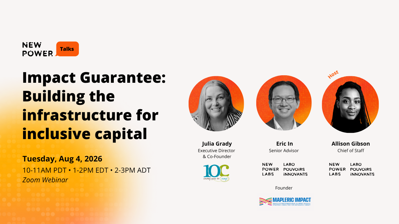 Impact Guarantee: Building the infrastructure for inclusive capital&nbsp;
