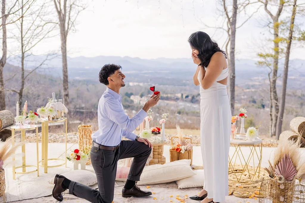 Proposal in Asheville NC at Earth and Sky Dwelling