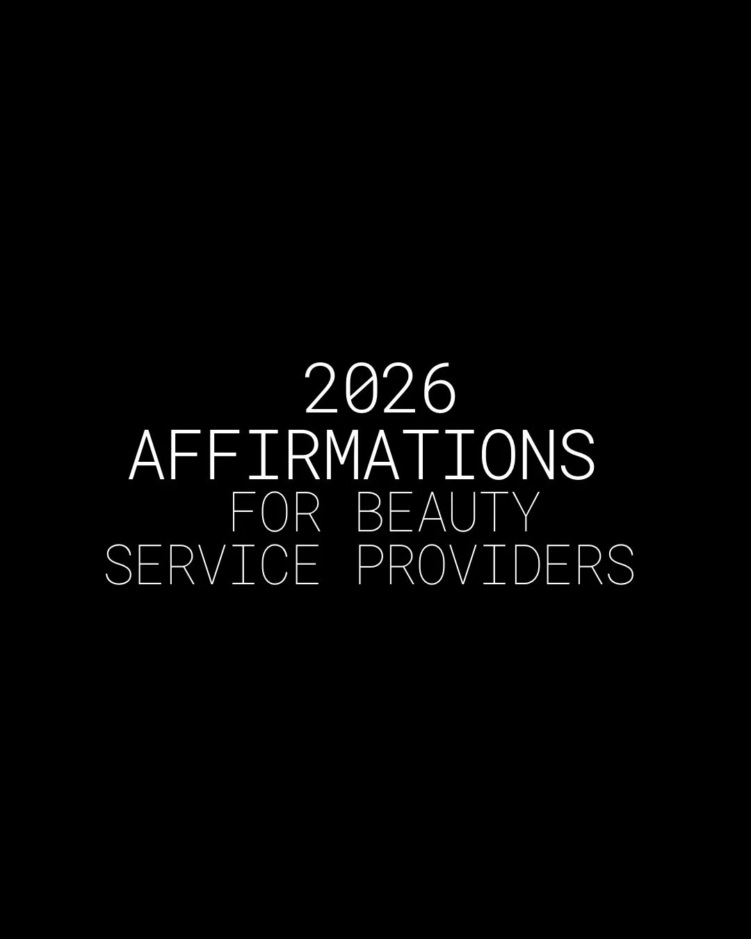 Every day, as beauty service providers, we pour our talent, energy, and passion into creating an unforgettable experience for our clients. It&rsquo;s important to also take a moment to pour into ourselves and affirm the value, creativity, and impact 