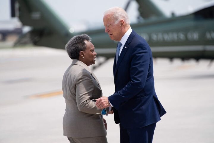 Lori Lightfoot asks Biden for help