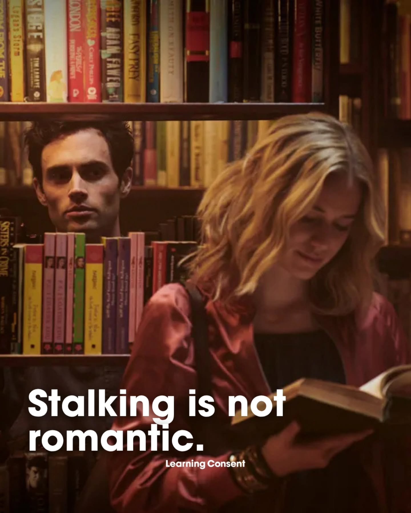 𝗦𝘁𝗮𝗹𝗸𝗶𝗻𝗴 𝗶𝘀 𝗮 𝗰𝗿𝗶𝗺𝗲. Stalking is fixated, obsessive, unwanted and repeated.

𝟭 𝗶𝗻 𝟱 𝘄𝗼𝗺𝗲𝗻 𝗵𝗮𝘃𝗲 𝗲𝘅𝗽𝗲𝗿𝗶𝗲𝗻𝗰𝗲𝗱 𝘀𝘁𝗮𝗹𝗸𝗶𝗻𝗴 𝘀𝗶𝗻𝗰𝗲 𝘁𝗵𝗲 𝗮𝗴𝗲 𝗼𝗳 𝟭𝟱 ⁽ᴀʙꜱ &sup2;⁰&sup2;&sup2;⁾

Society often misreprese