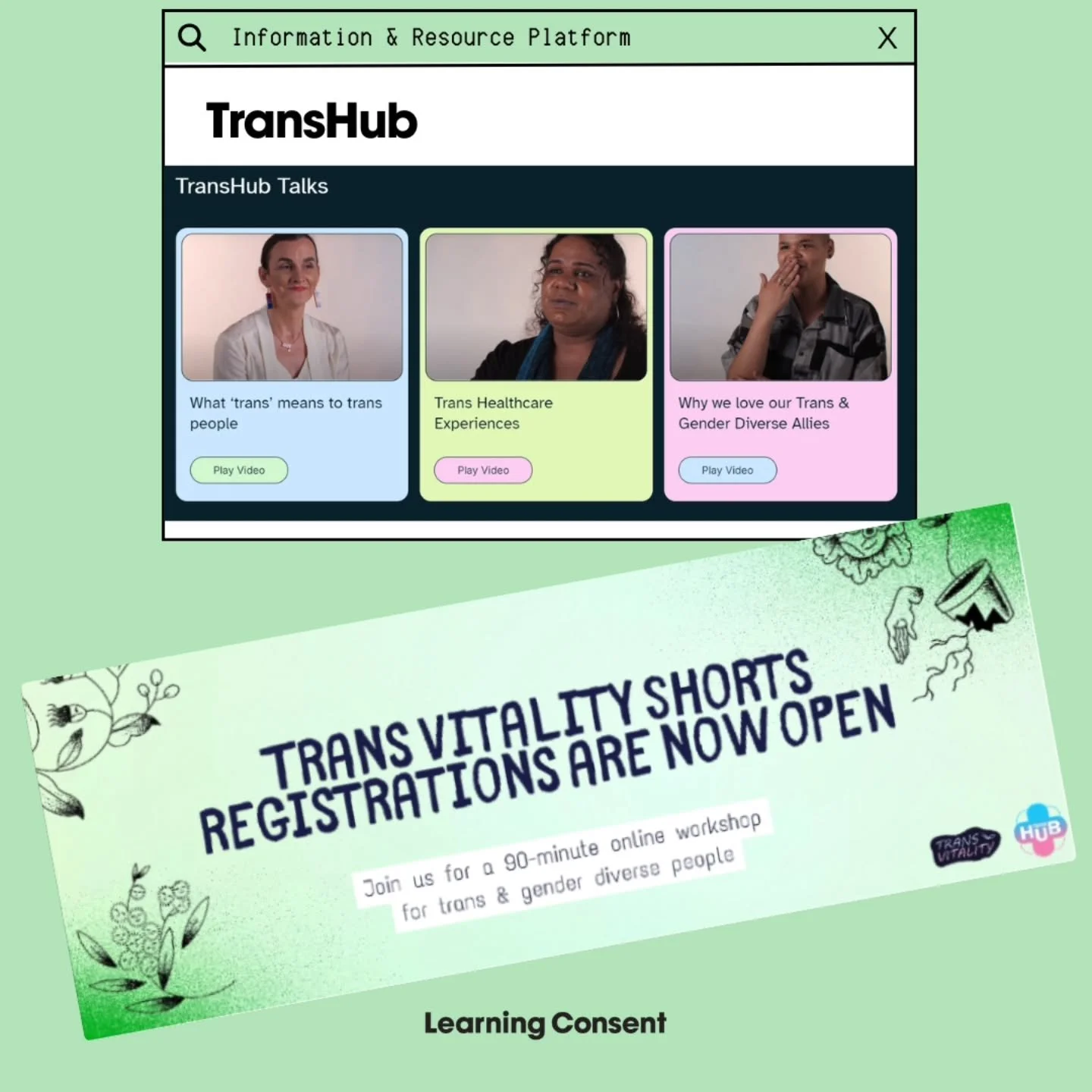 📢@transhub_acon recently relaunched their ground-breaking national digital platform with information and resources related to health, rights, connection and affirmation for trans folk, clinicians and allies 🙌

Explore TransHub toolkits, templates, 