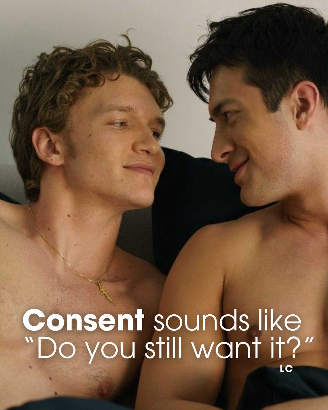 Looking for examples of consent 𝗯𝗲𝗳𝗼𝗿𝗲, 𝗱𝘂𝗿𝗶𝗻𝗴 𝗮𝗻𝗱 𝗮𝗳𝘁𝗲𝗿 sexual intimacy? The TV show 𝙃𝙚𝙖𝙩𝙚𝙙 𝙍𝙞𝙫𝙖𝙡𝙧𝙮 treats consent as a way to strengthen connection, express care and support mutual pleasure. ⁠
⁠
Unlike many sex scen