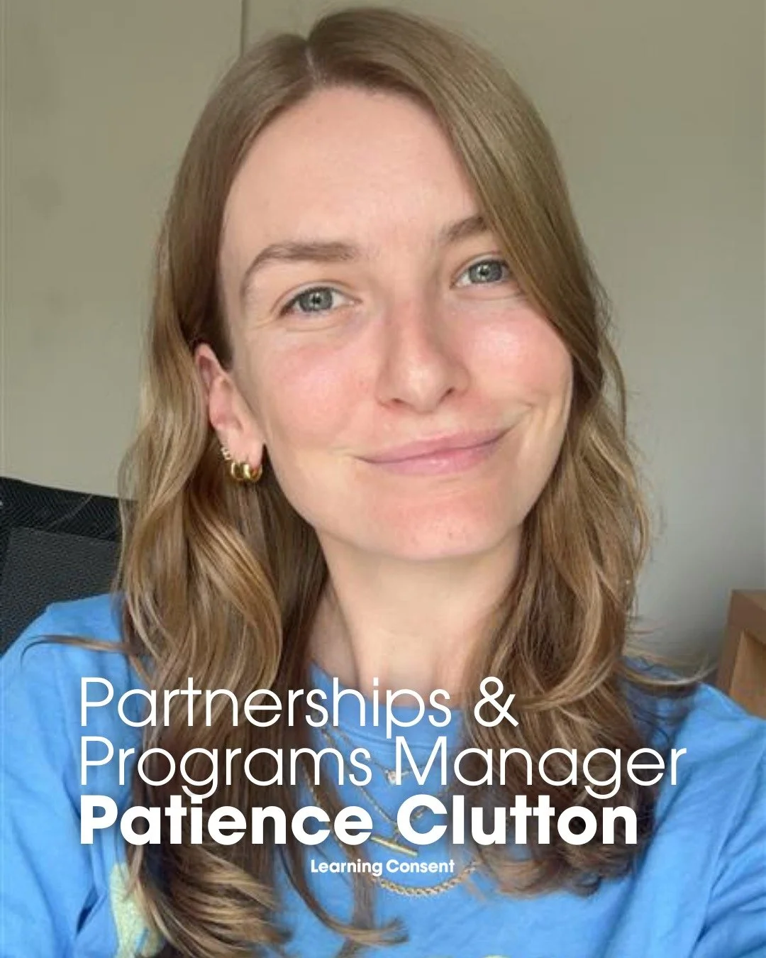 ✨ Meet the team ✨

💚Patience (she/her) joined the Learning Consent team in 2026 as a 𝙿𝚊𝚛𝚝𝚗𝚎𝚛𝚜𝚑𝚒𝚙𝚜 𝚊𝚗𝚍 𝙿𝚛𝚘𝚐𝚛𝚊𝚖𝚜 𝙼𝚊𝚗𝚊𝚐𝚎𝚛, supporting the growth and delivery of education initiatives that expand access to high-quality cons