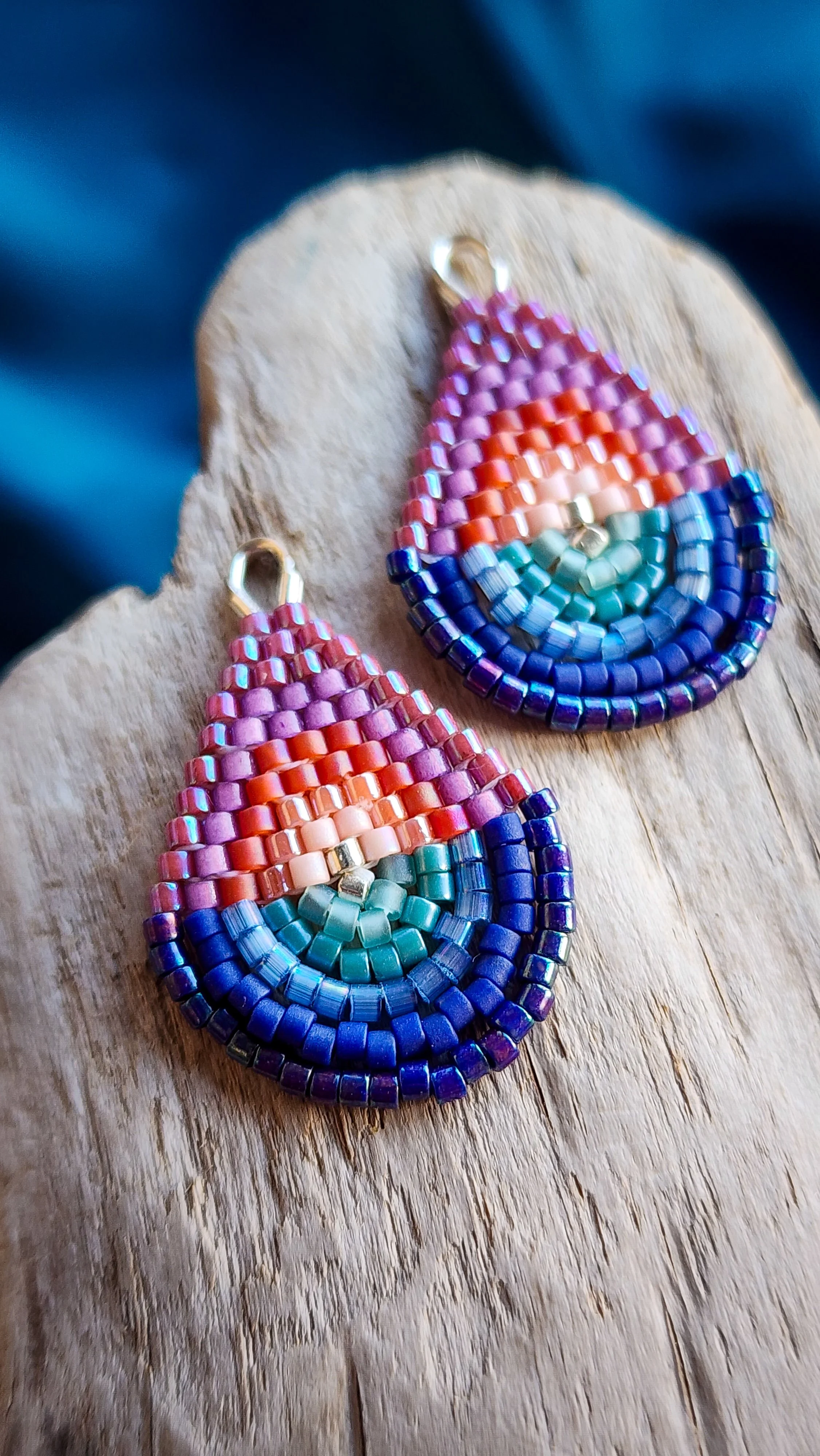 Meadow Ombre - Itty Bitty Sunset Earrings