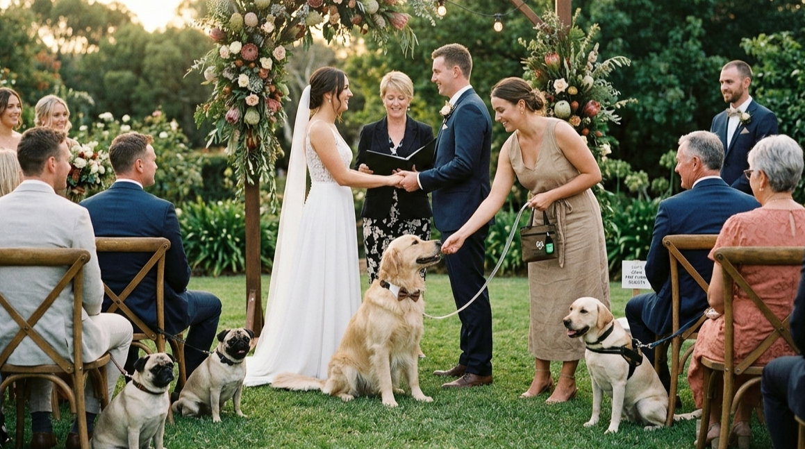 How to Include Your Pet in Your Wedding Ceremony | Let's Marry, Wedding Celebrant Brisbane &amp; Gold Coast