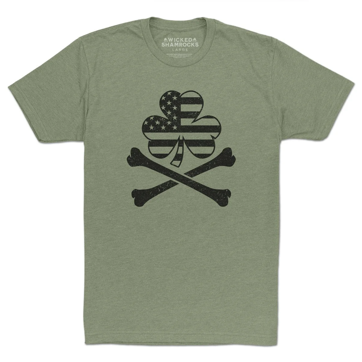 Shamrocks Stars & Stripes Blackout Tee