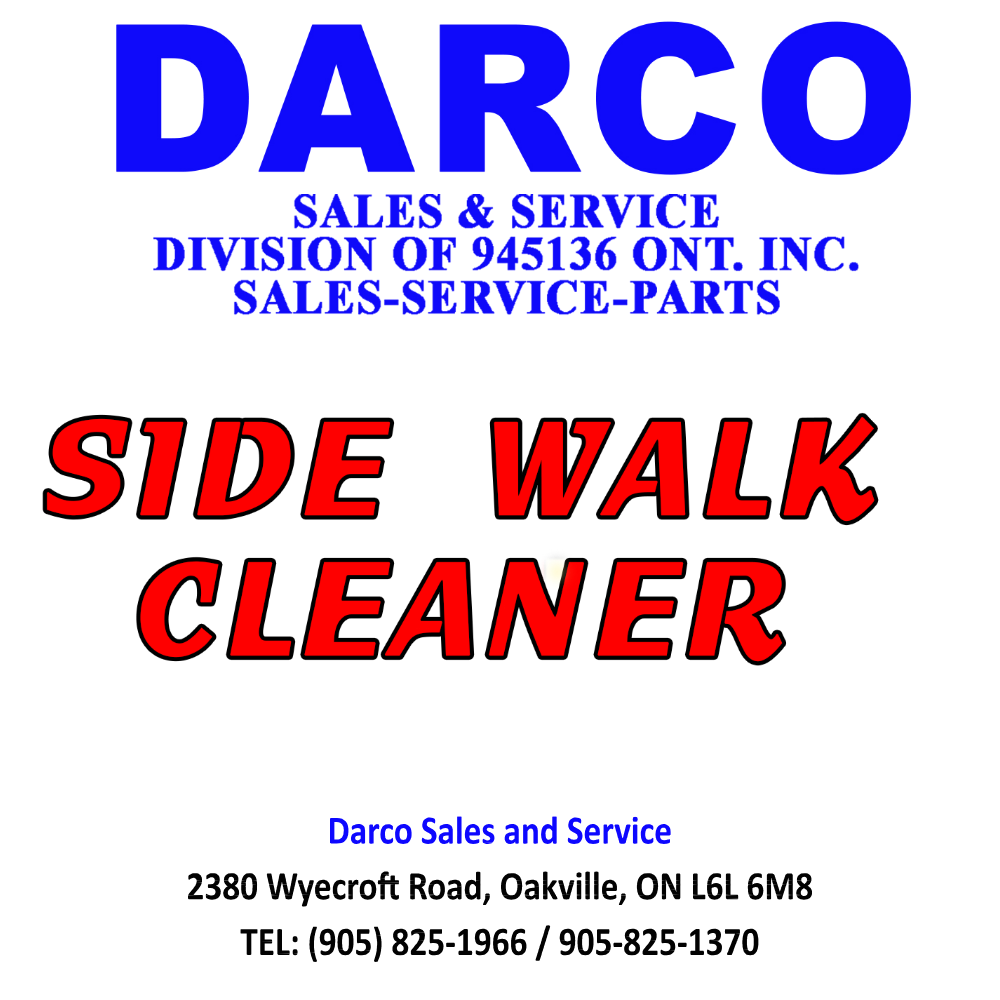 Darco Sidewalk Cleaner