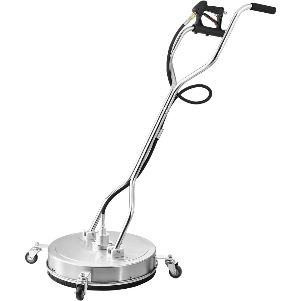 21” stainless steel flat surface cleaner for a pressure washer