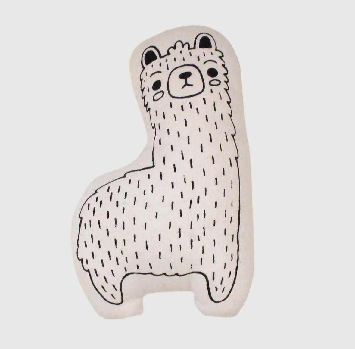 Baby Lama Canvas Pillow
